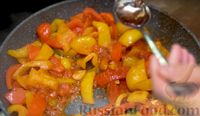 Пепероната из болгарского перца и помидоров